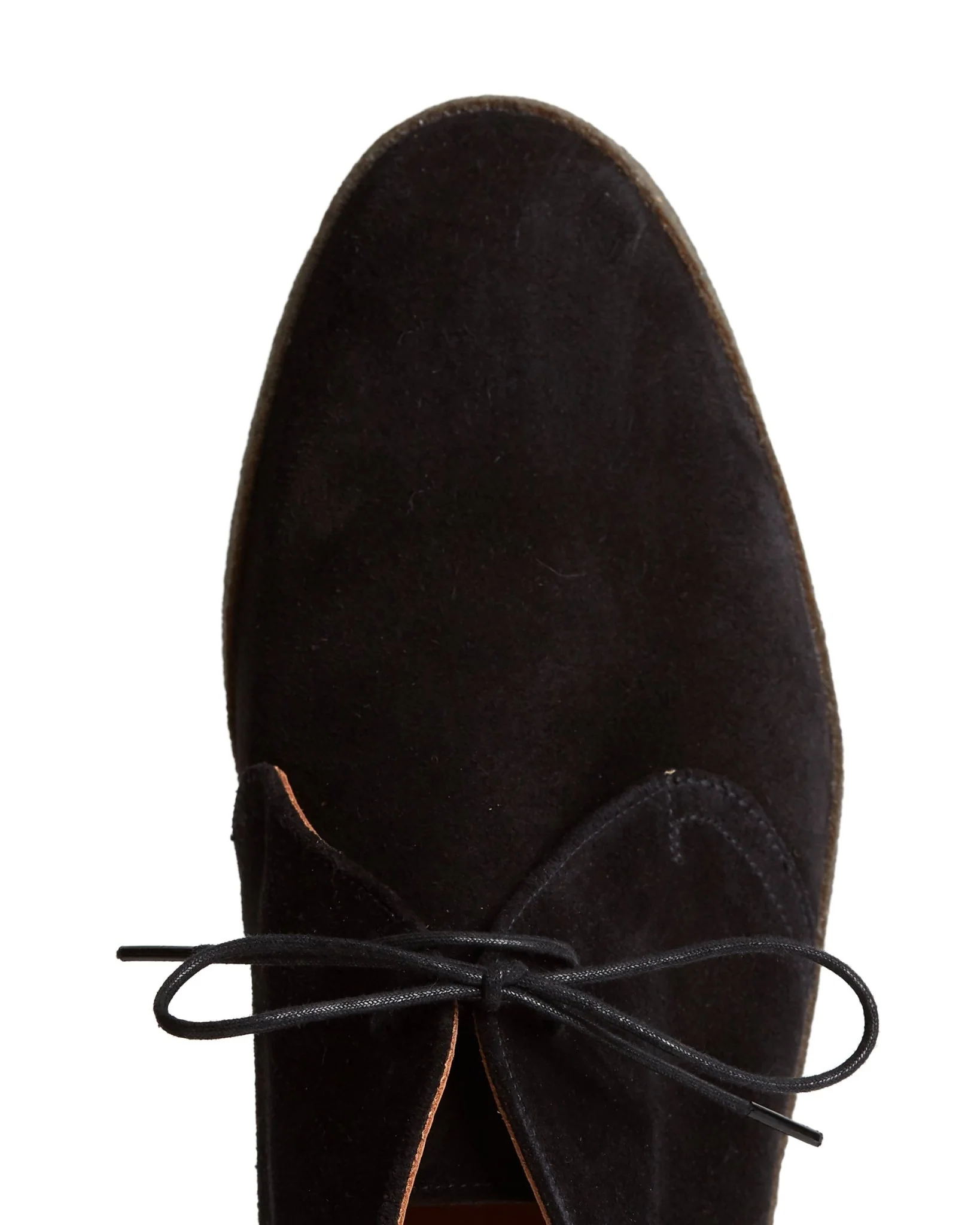 Sanders Hi-Top Suede Chukka Boot: Black - Image 4