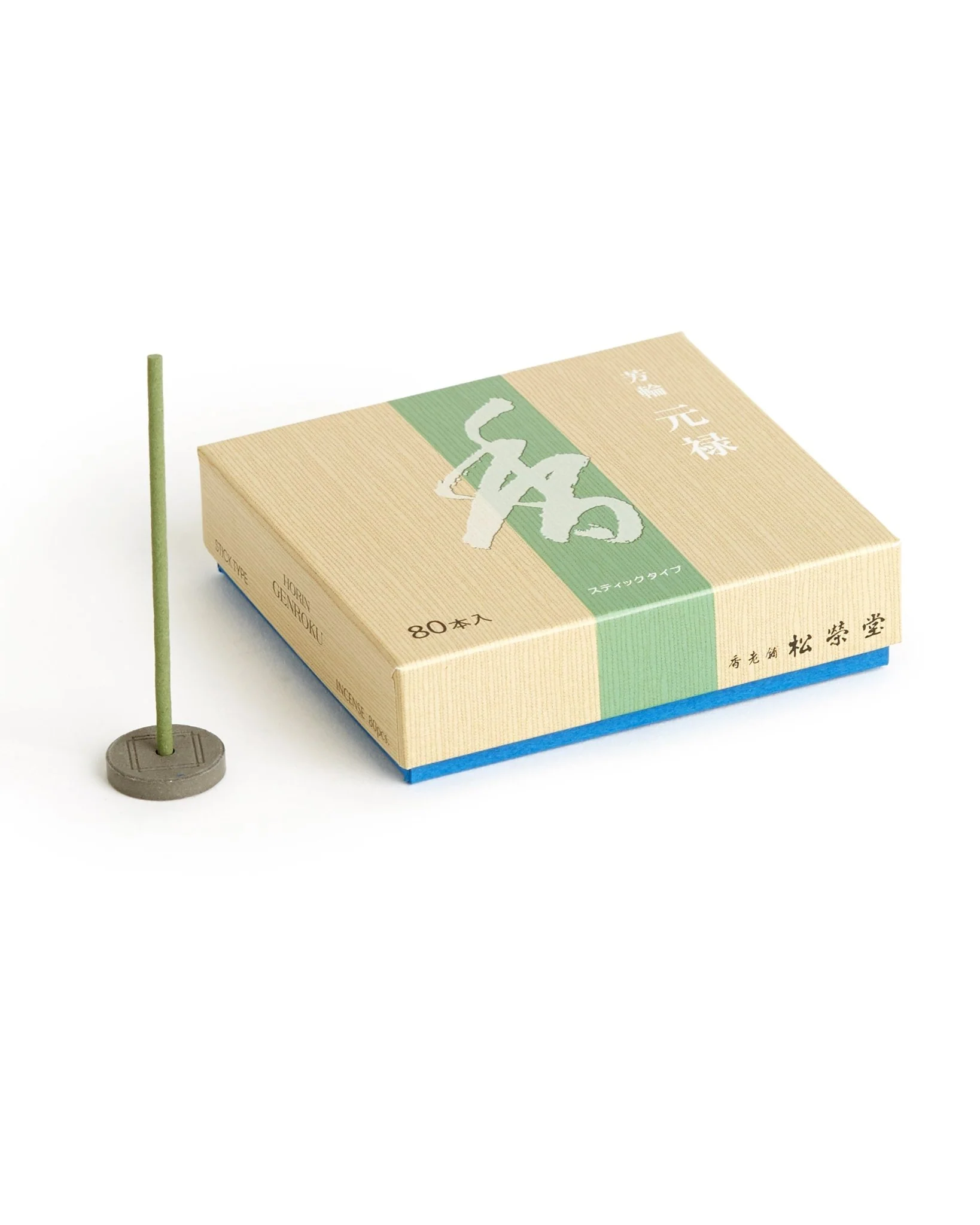 Shoyeido Genroku Green Incense: 80 sticks - Image 2