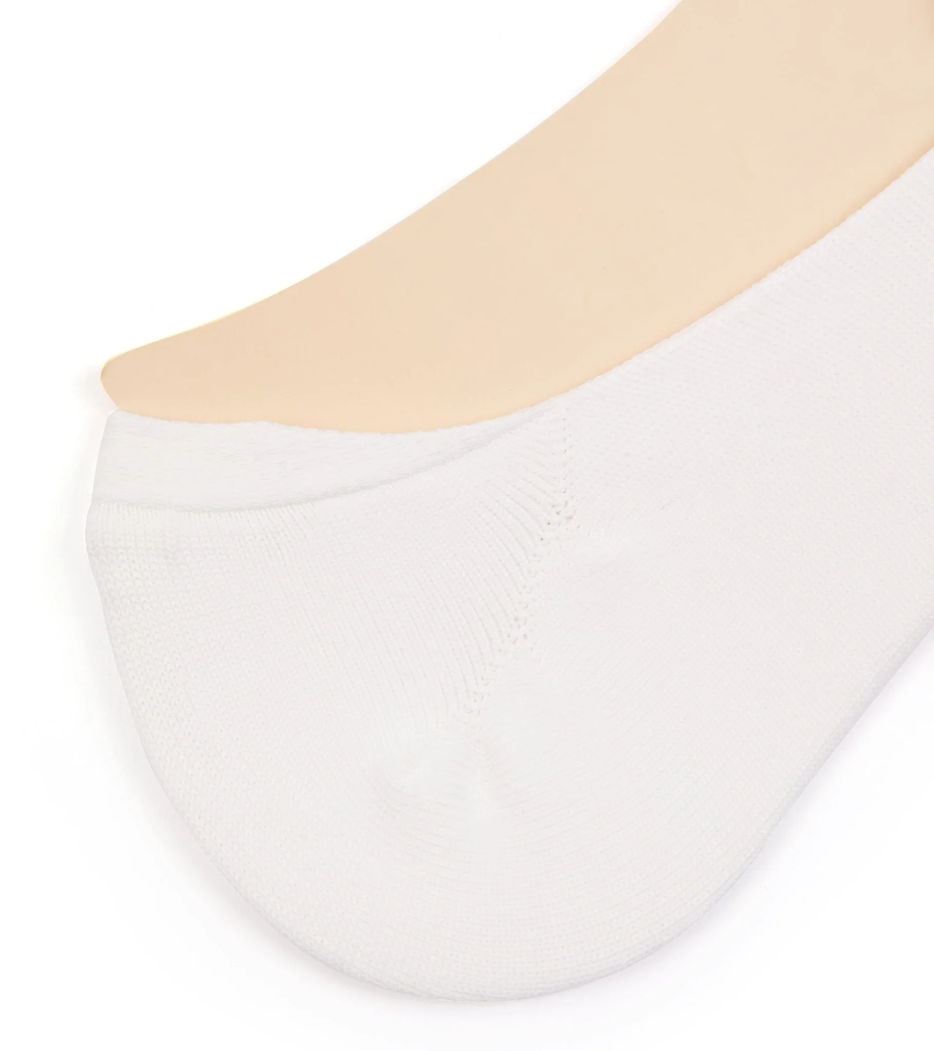 Tabio No-Show Socks: White - Image 2