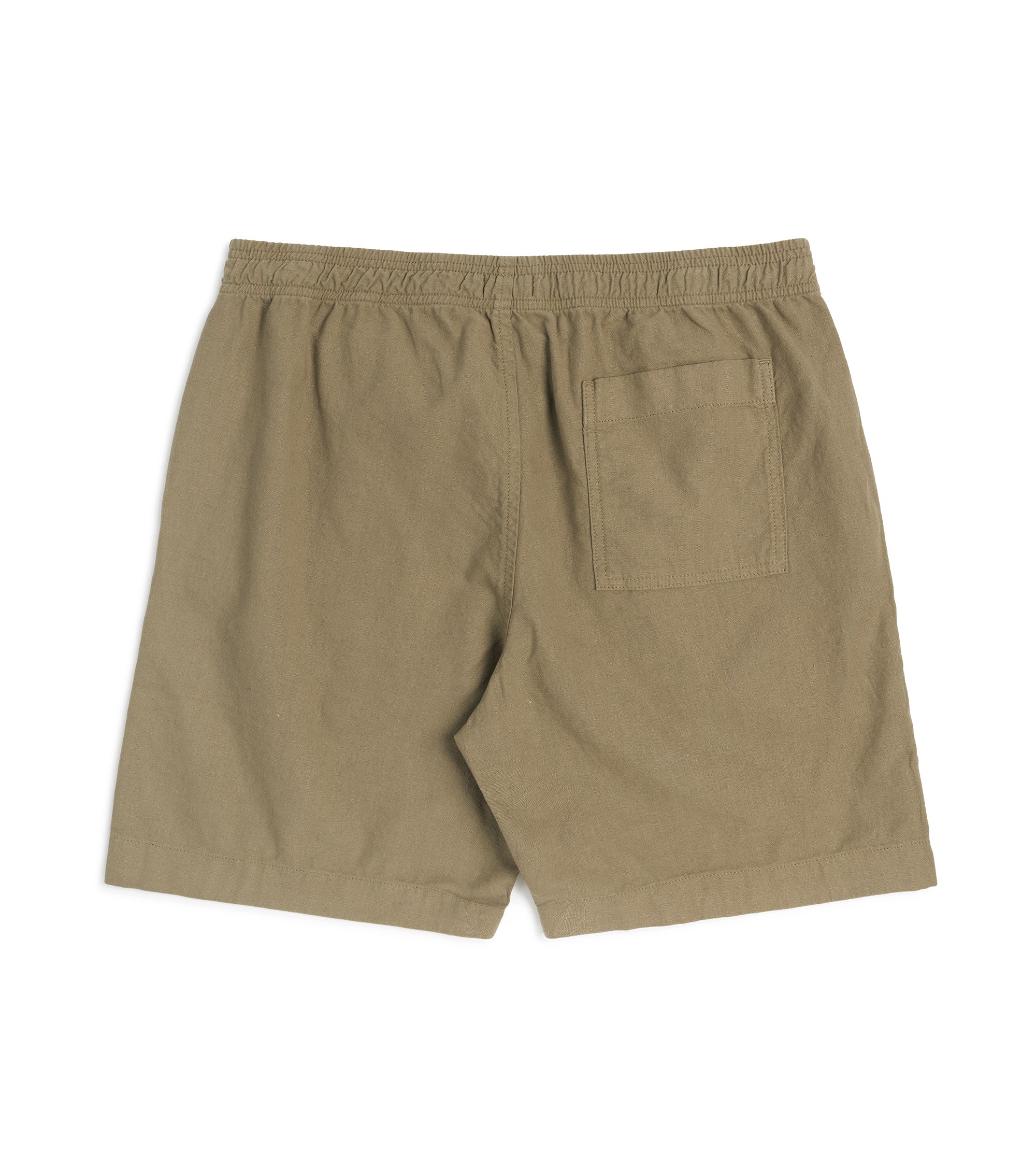 Trunk Cotton Linen Easy Shorts: Khaki - Image 2