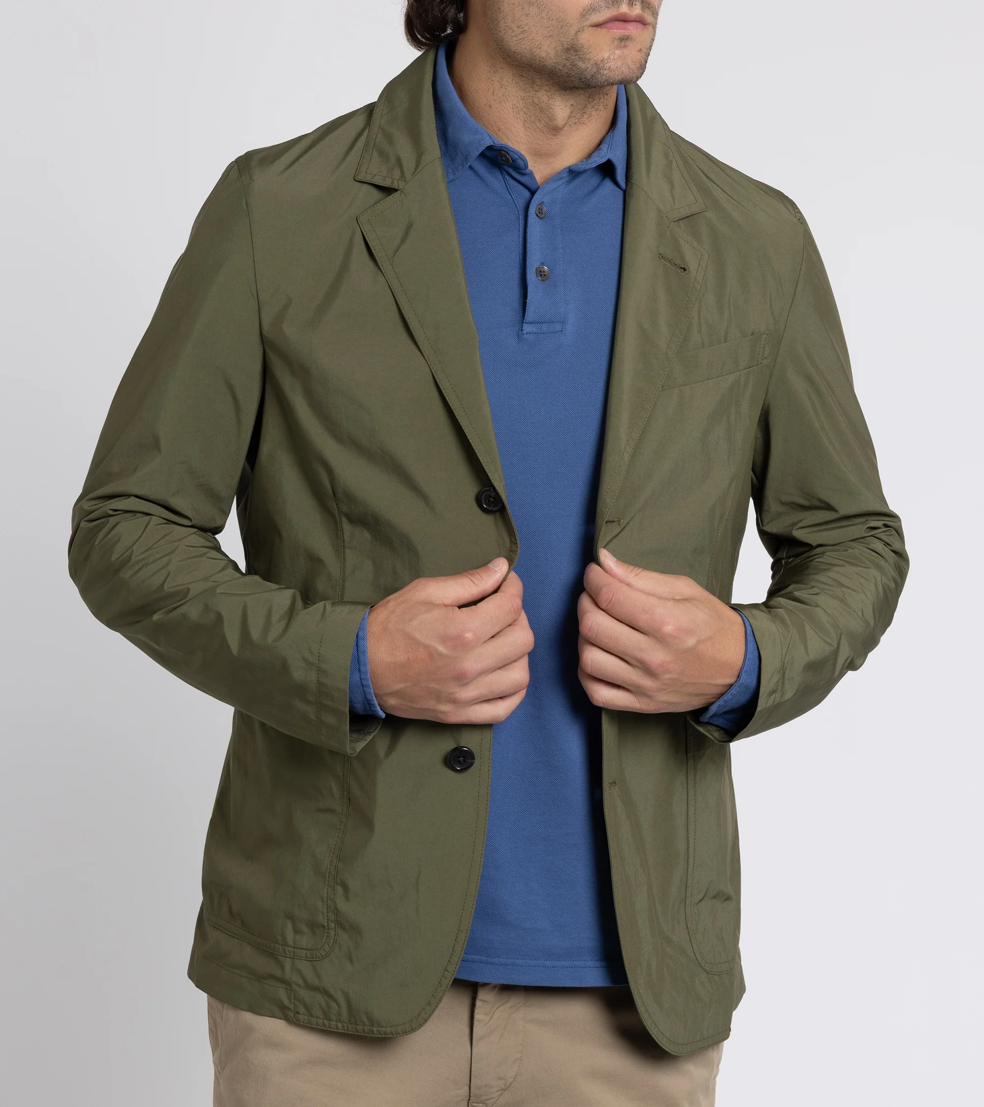 Trunk Culcross Japanese Nylon Jacket: Olive - Image 2