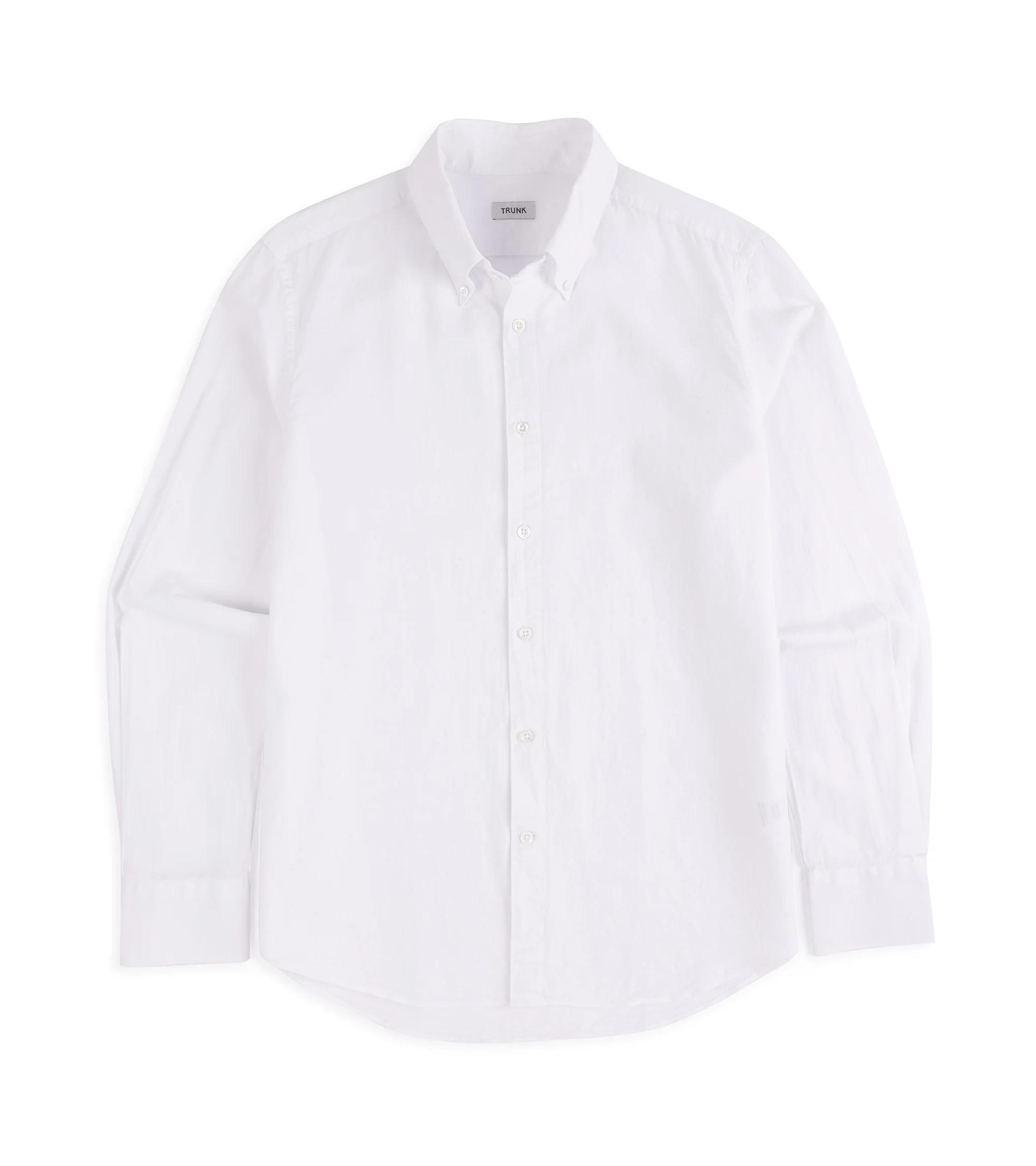 Trunk Eldon Cotton Linen Shirt: White