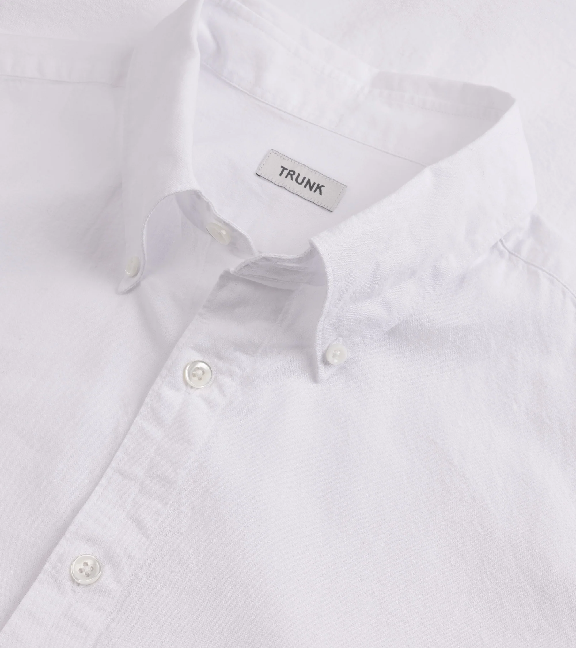 Trunk Eldon Cotton Linen Shirt: White - Image 2