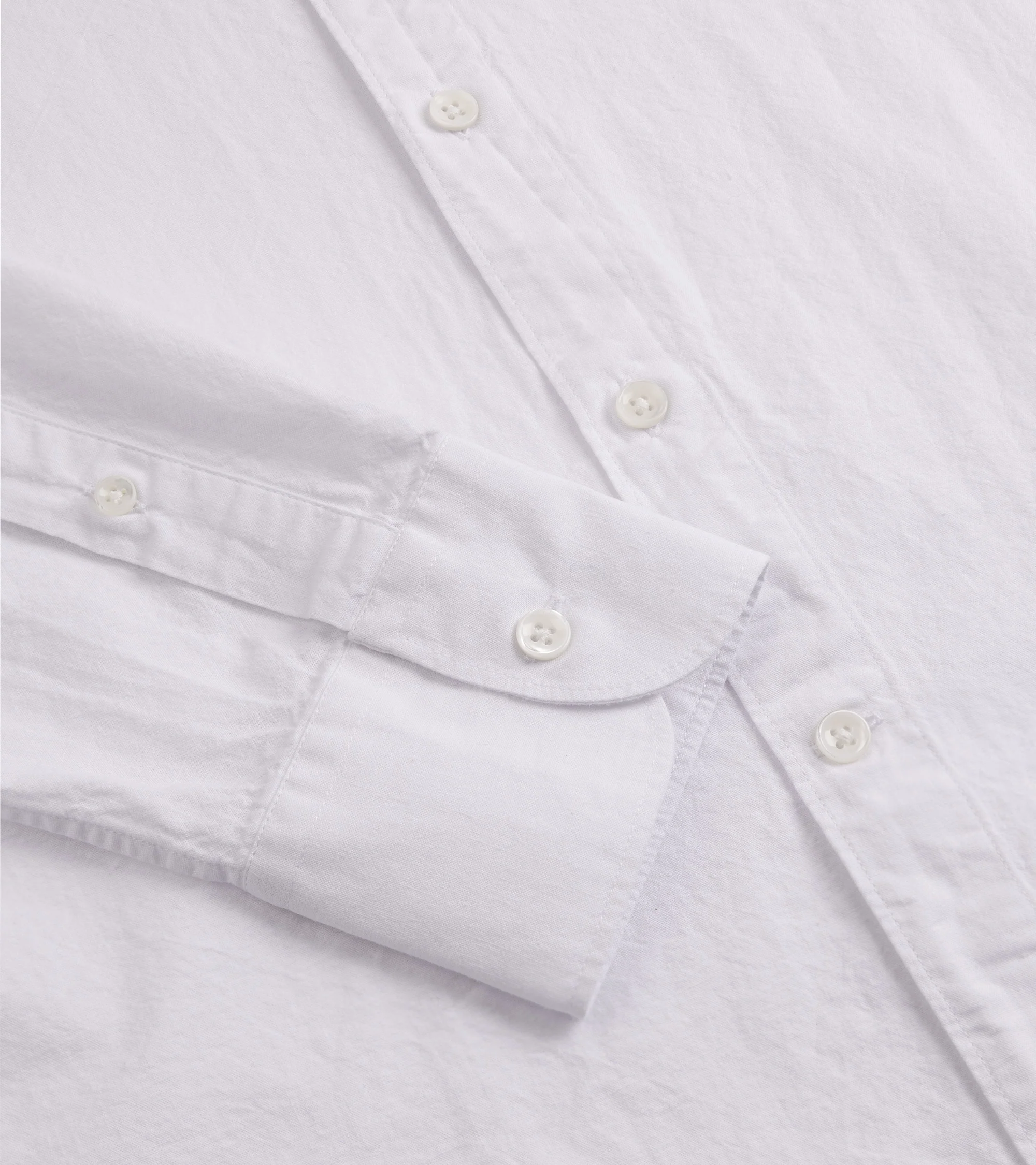 Trunk Eldon Cotton Linen Shirt: White - Image 3