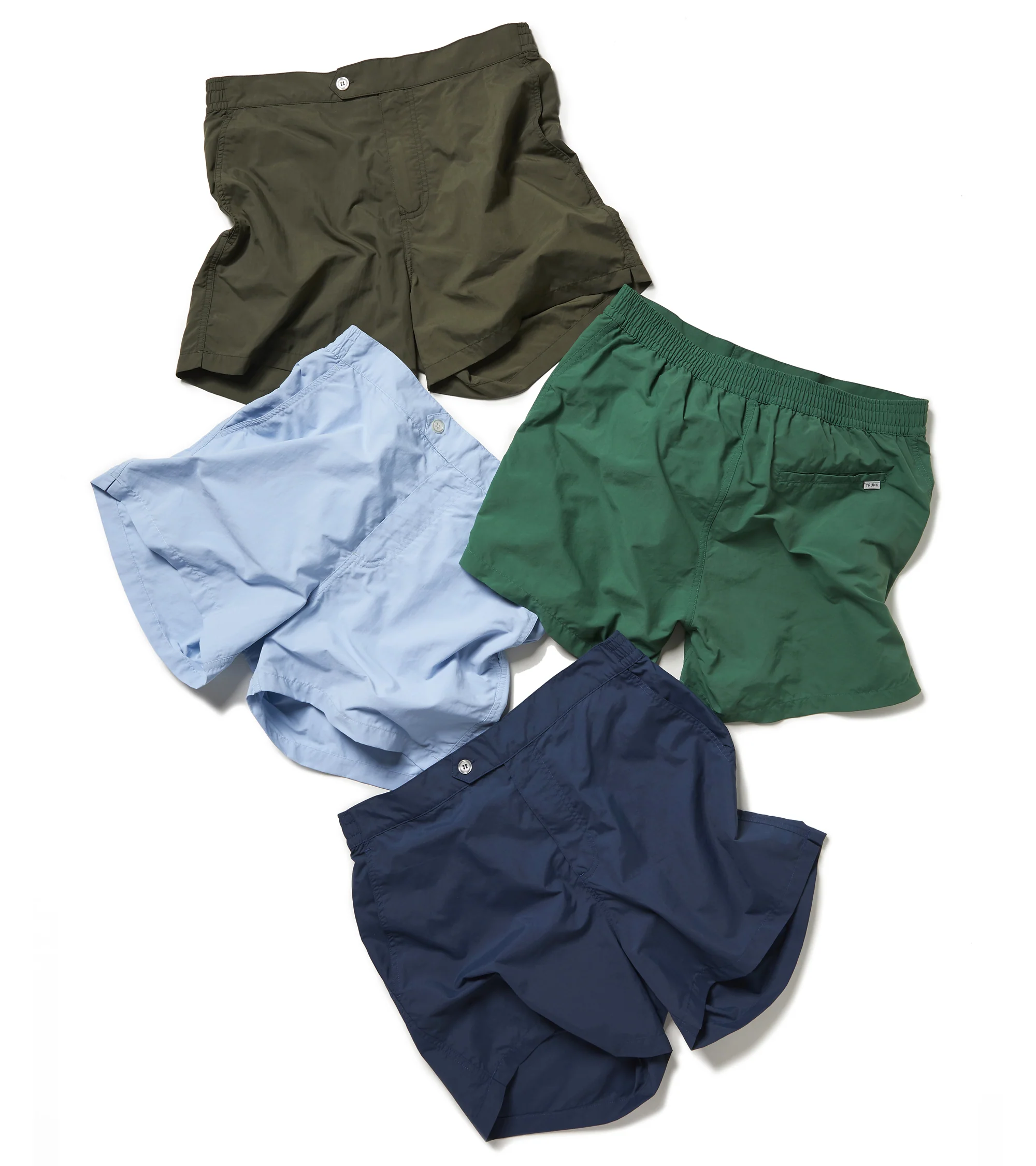 Trunk Foley Swim Shorts: Navy - Image 8