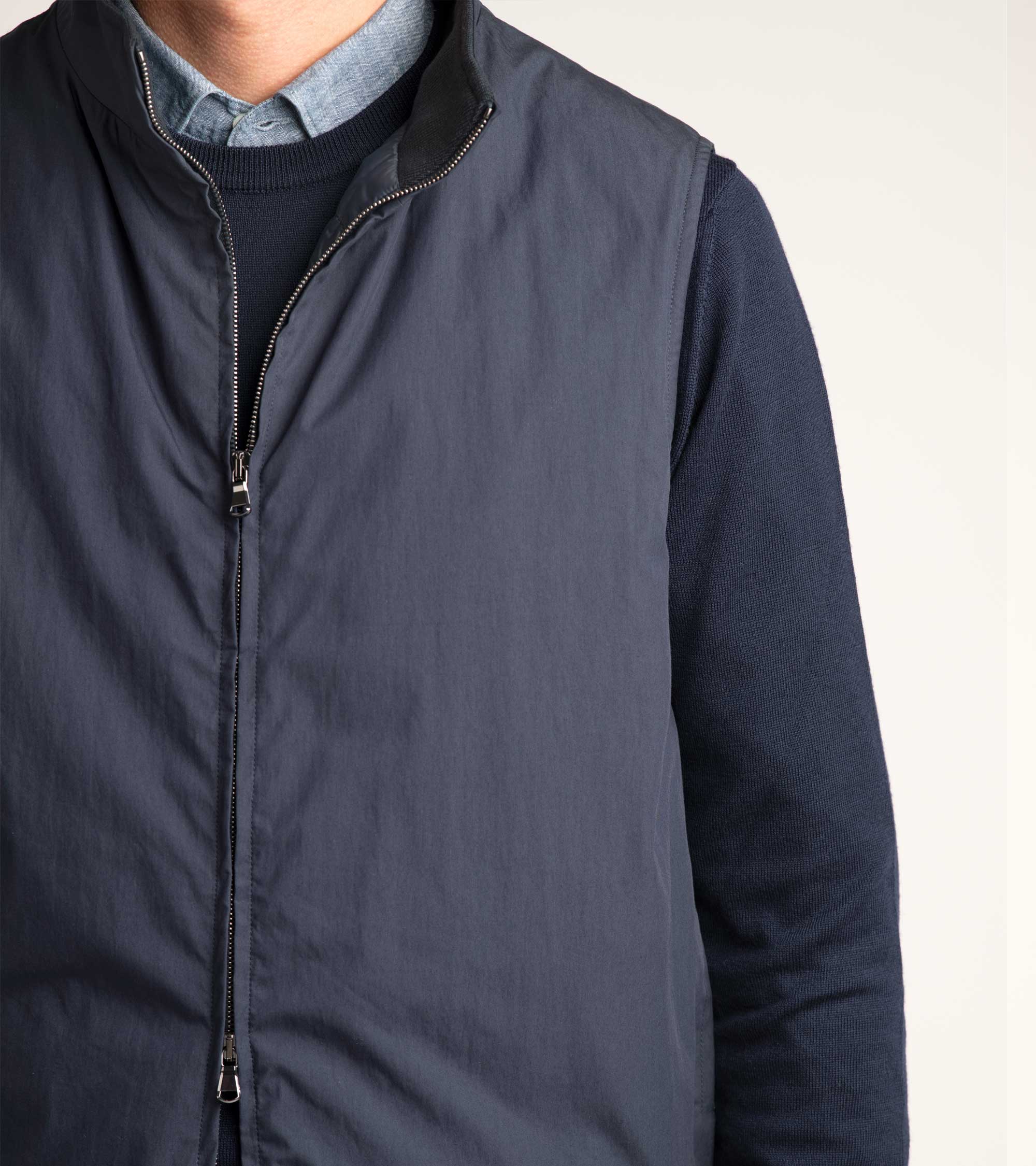 Trunk Frith Technical Gilet: Navy - Image 7