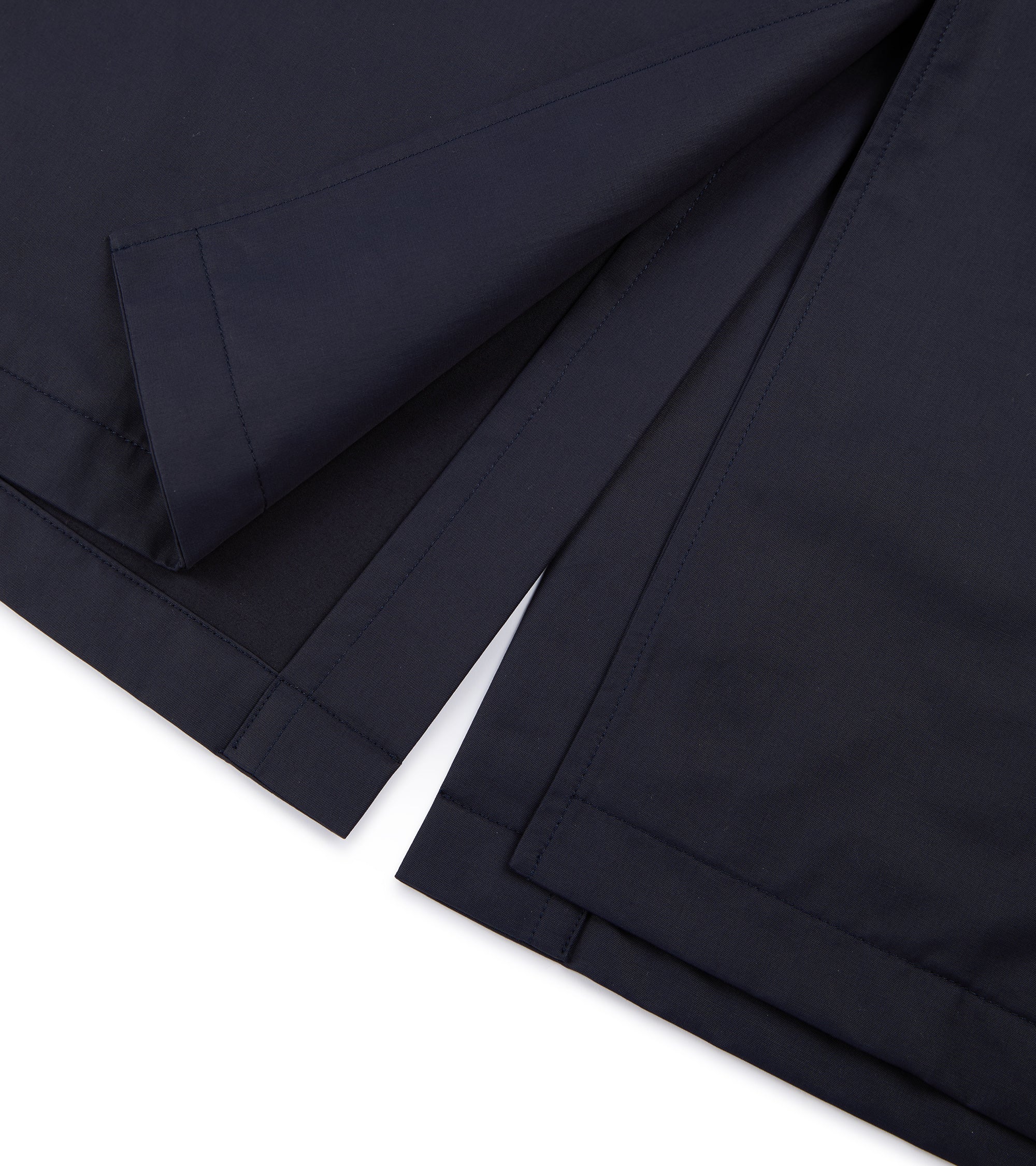 Trunk Harding Cotton Blend Raincoat: Navy - Image 6