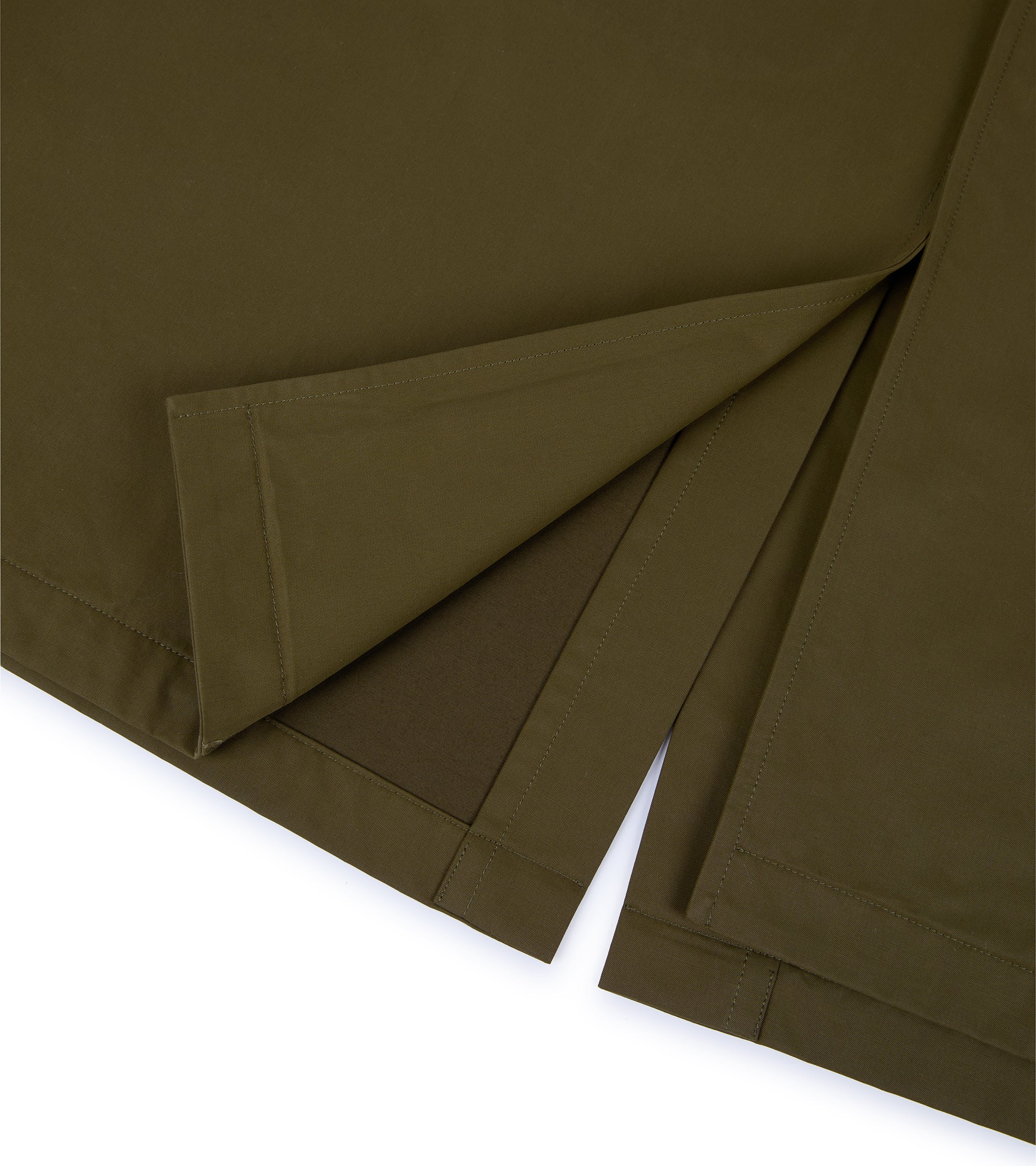 Trunk Harding Cotton Blend Raincoat: Olive - Image 7