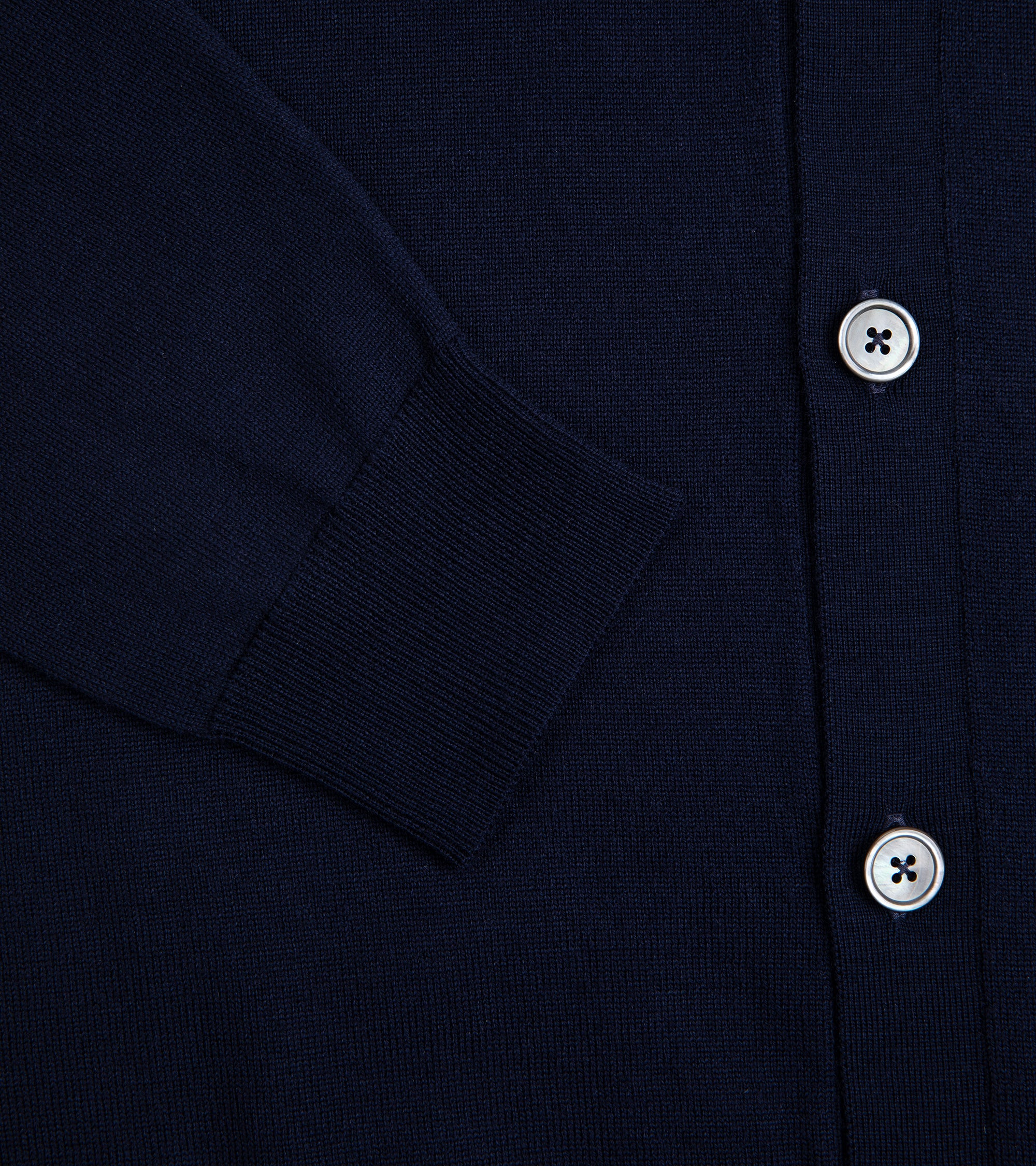 Trunk Stratton Merino Cardigan: Navy - Image 5