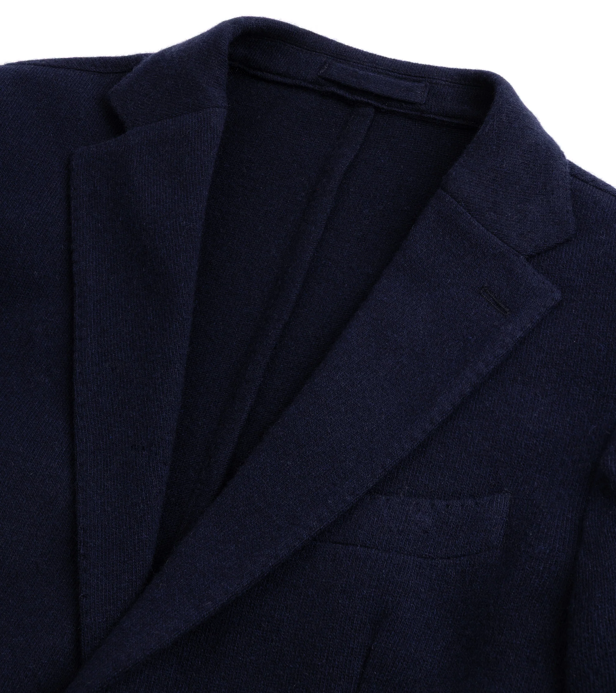 Trunk Walbrook Cashmere Jersey Jacket: Navy - Image 3