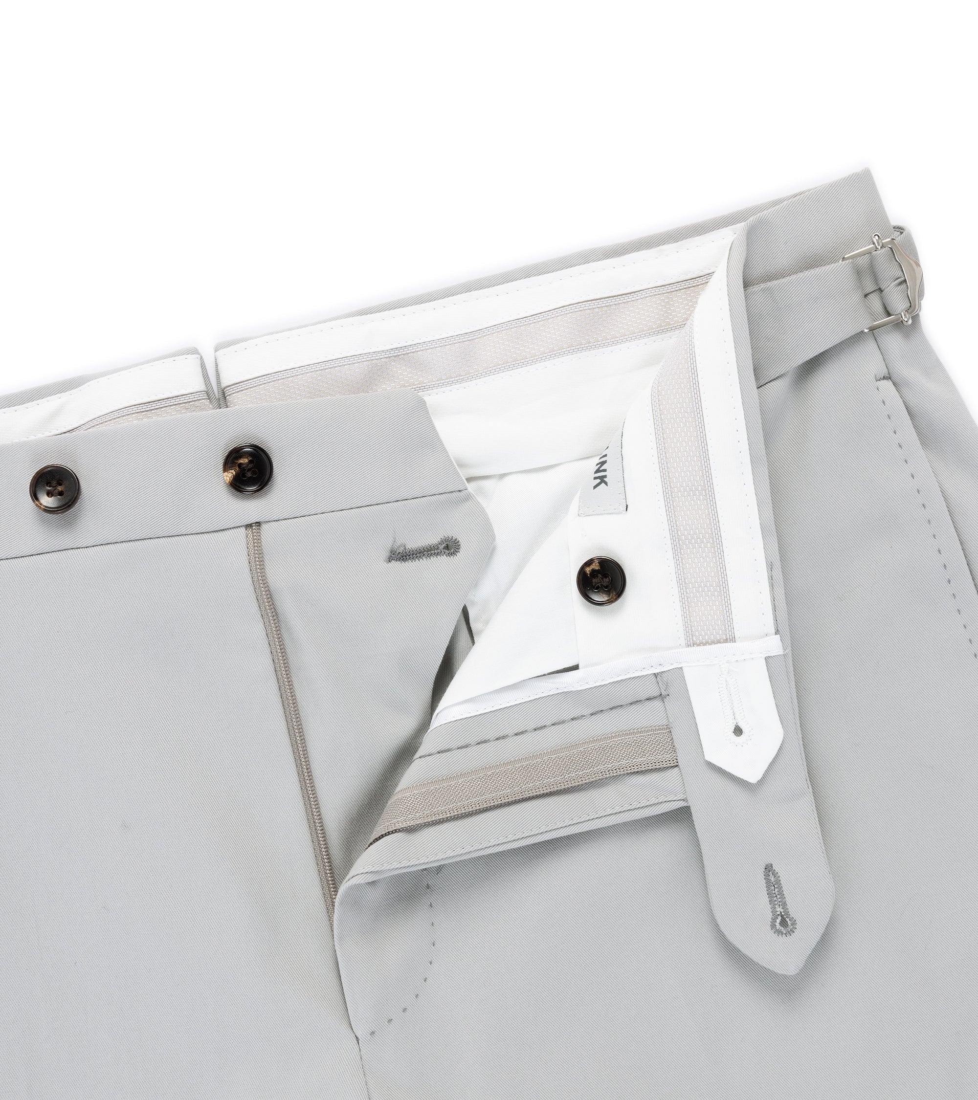 Trunk Walbrook Cotton Trousers: Light Grey - Image 3