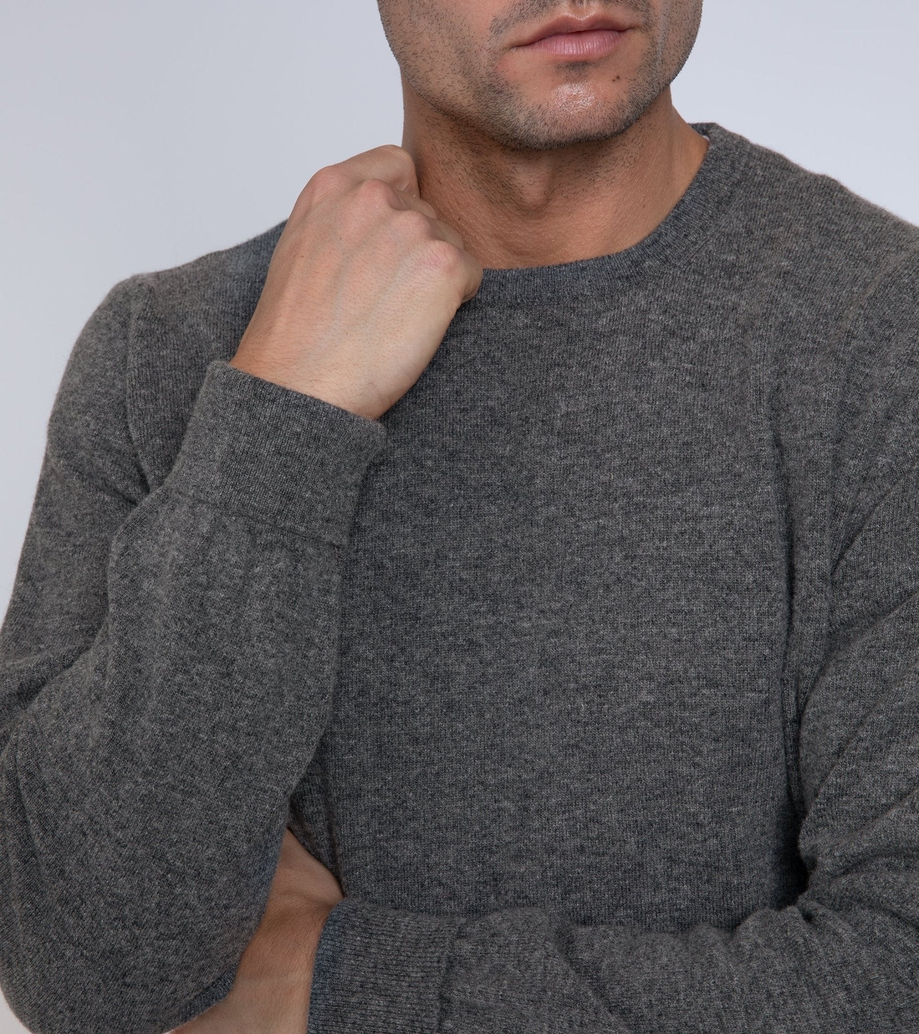 Trunk Walden Geelong Crew Neck Sweater: Grey - Image 7