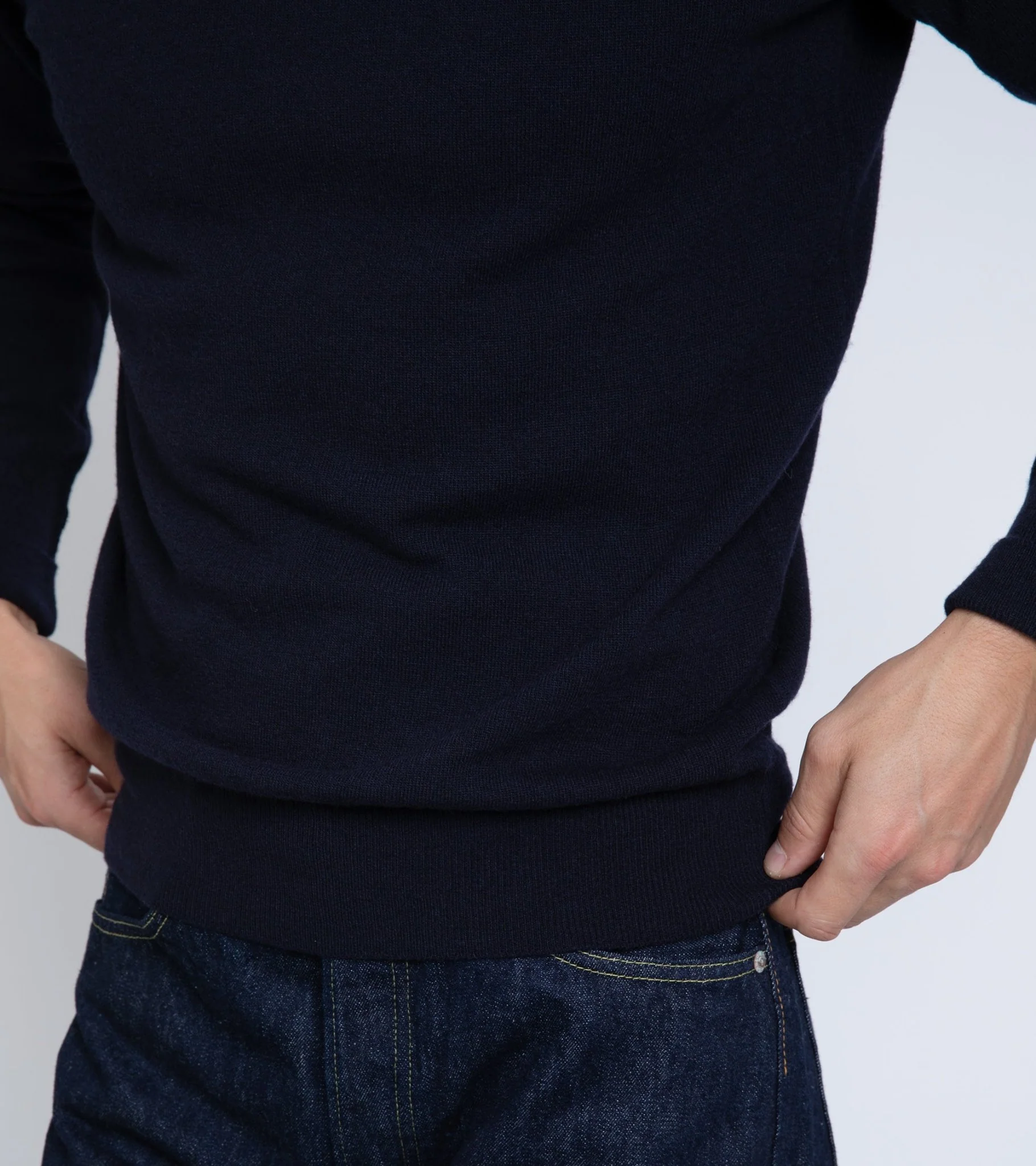 Trunk Walden Geelong Crew Neck Sweater: Navy - Image 7
