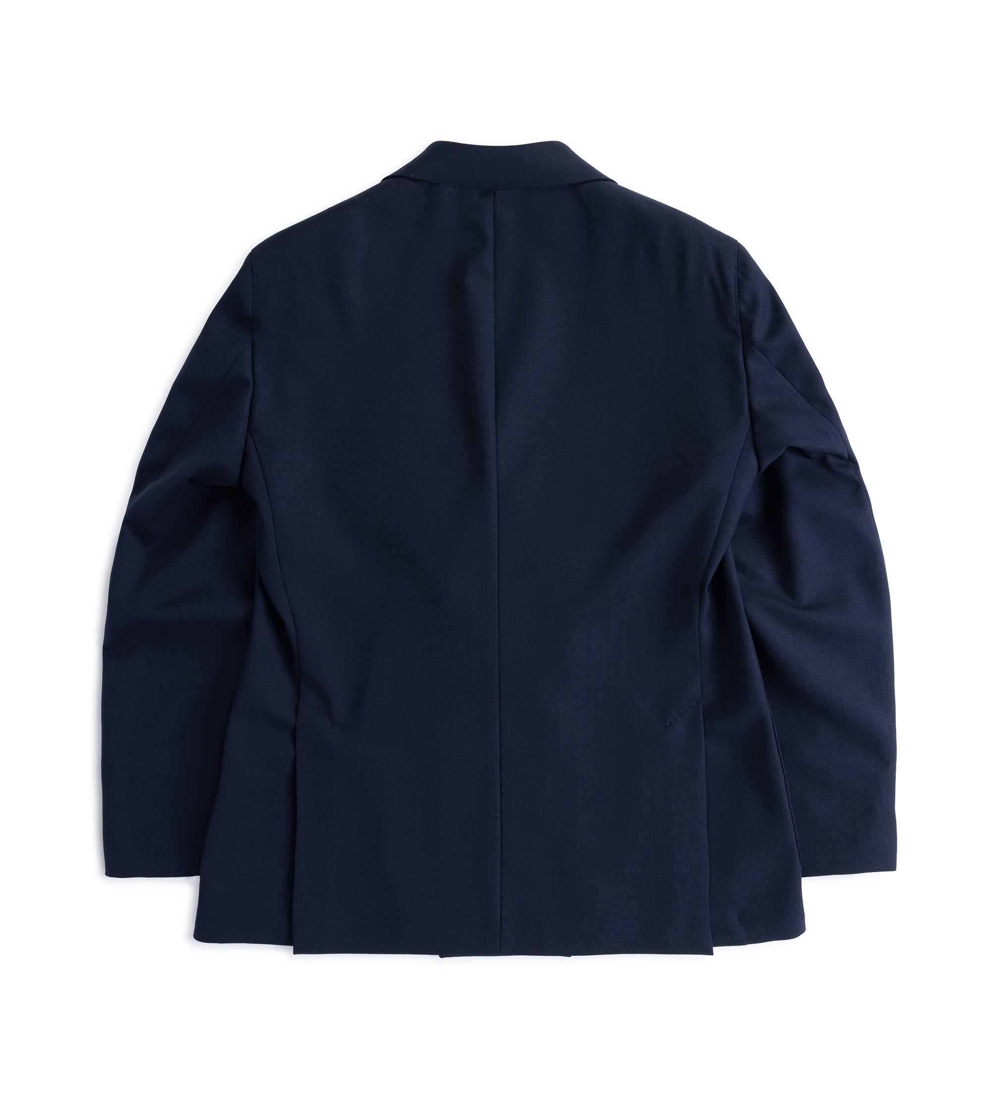 Trunk Webb Tropical Wool Double Breasted Jacket: Navy - Image 2