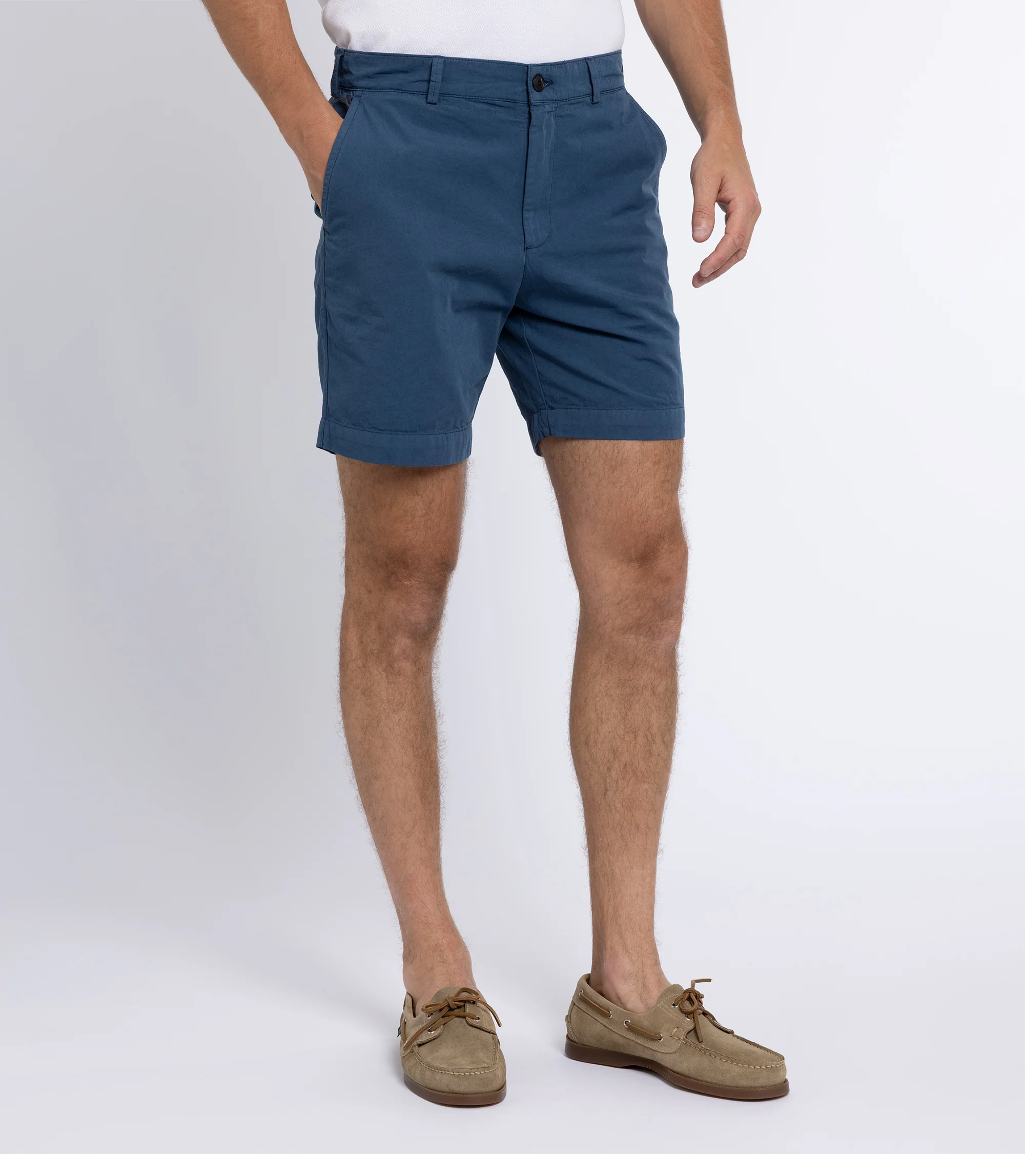 Trunk Winnett Cotton Short: Mid Blue - Image 2