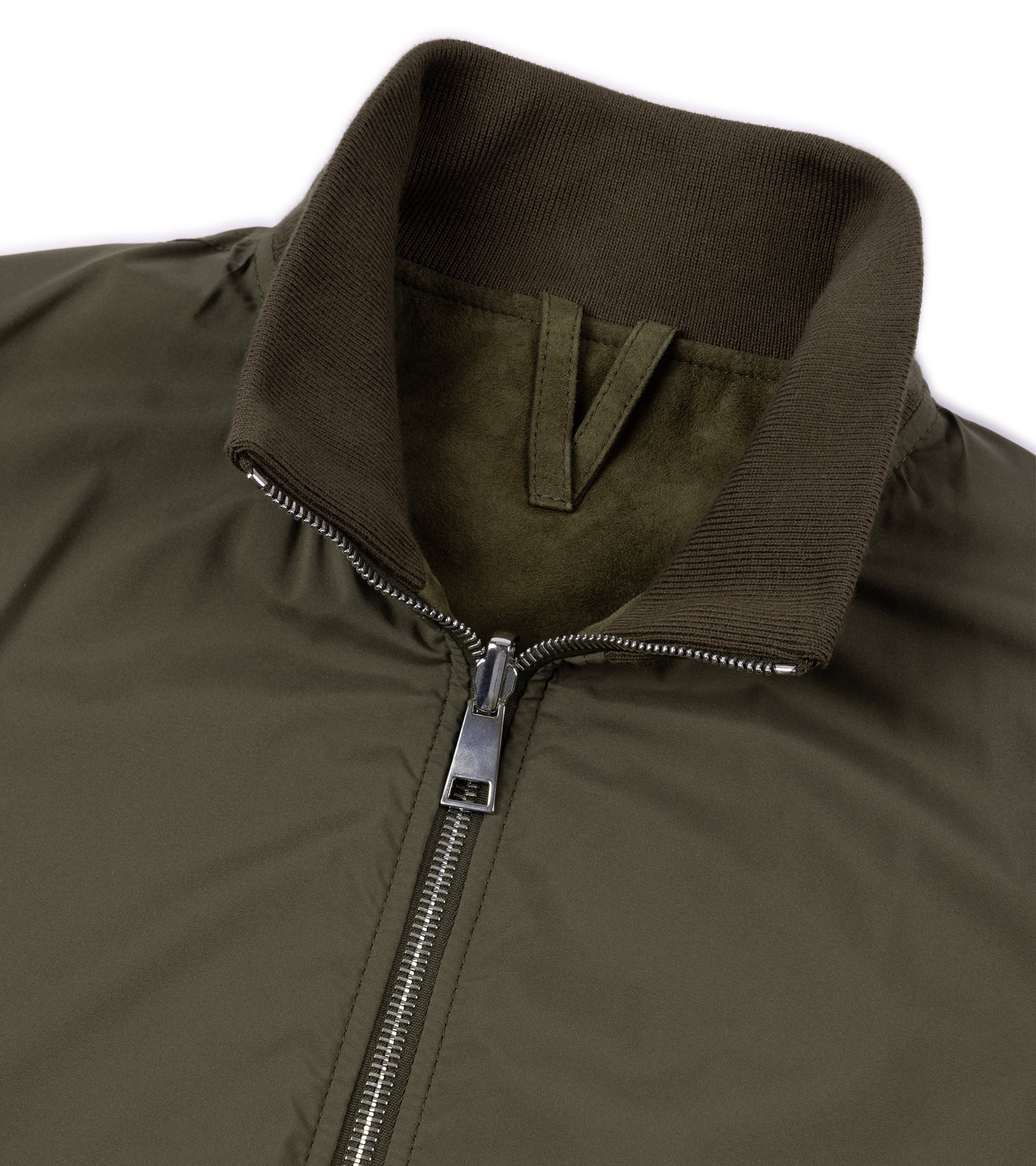Valstar for Trunk Valstarino Reversible Suede Jacket: Moss - Image 6