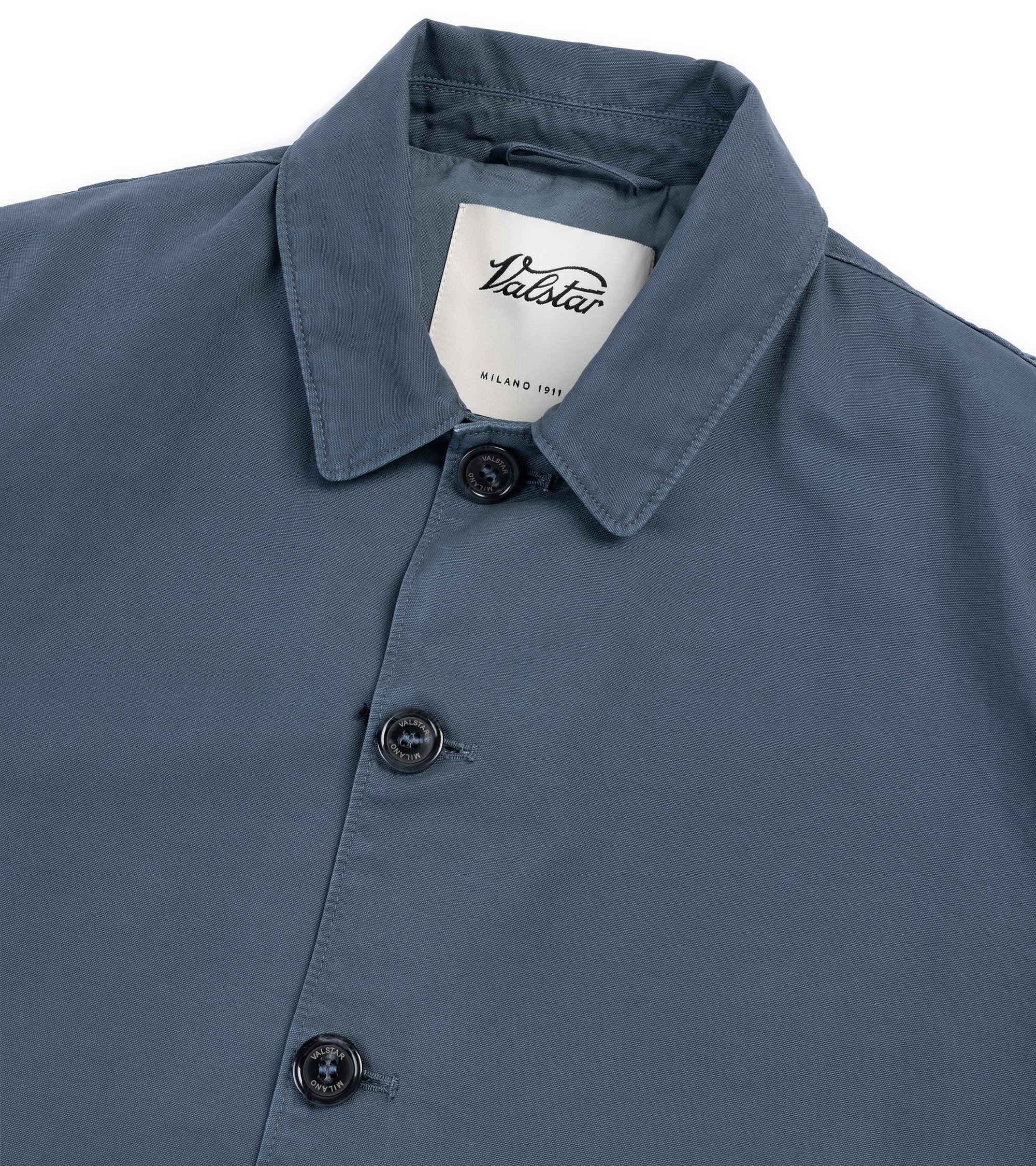 Valstar Nils Cotton Canvas Barn Jacket: Blue Grey - Image 2