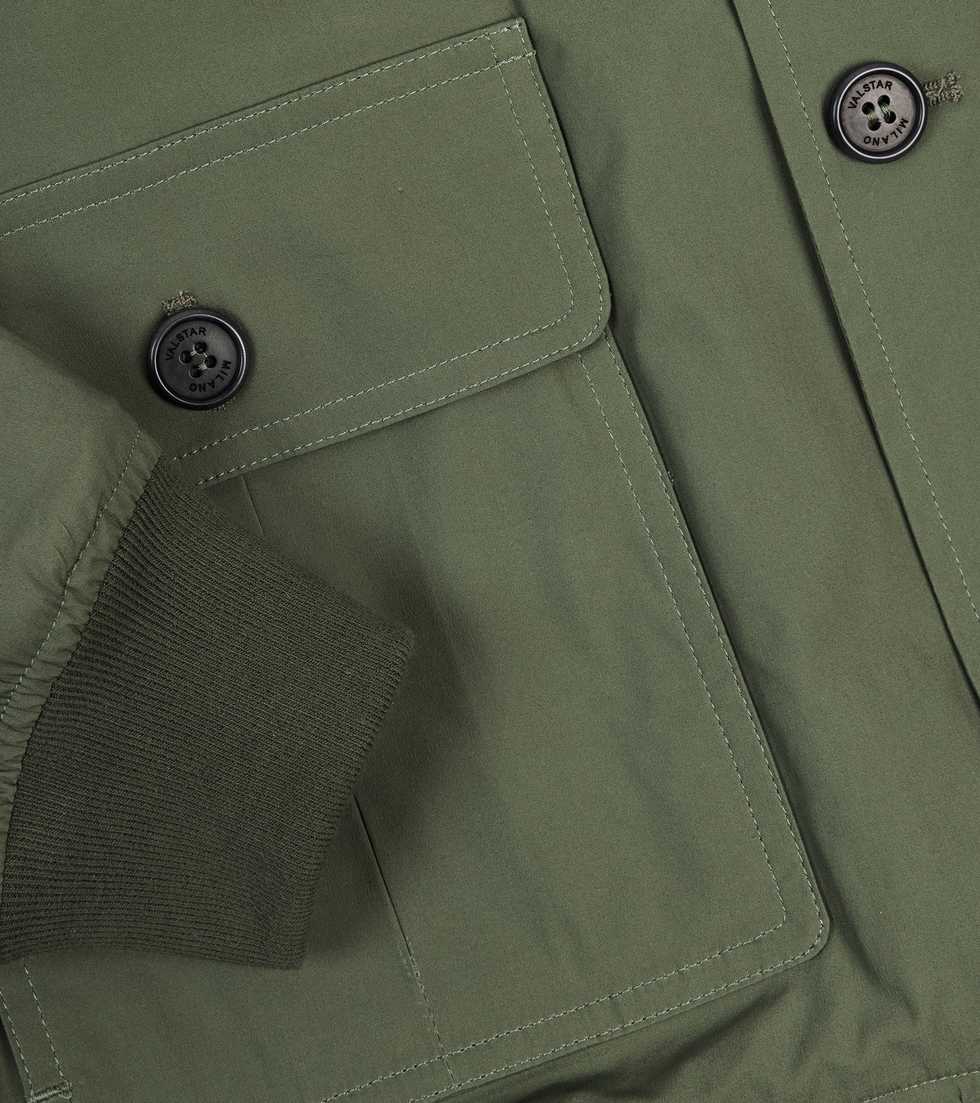 Valstar Valstarino Cotton Poplin Jacket: Green - Image 3