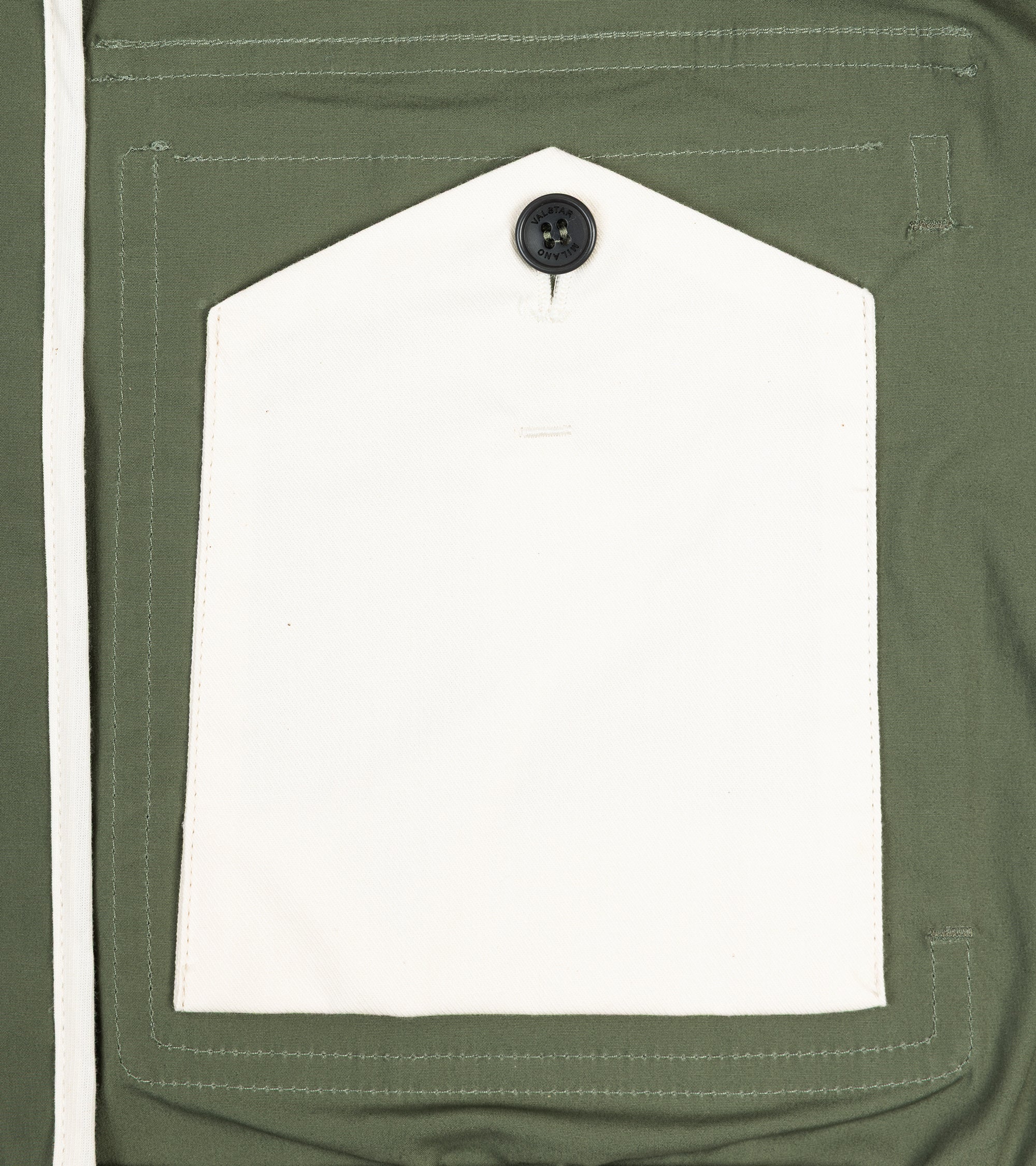 Valstar Valstarino Cotton Poplin Jacket: Green - Image 4